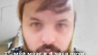 мой мозг в 4 часа ночи