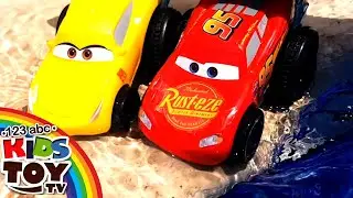 RACING water cars in the pool
