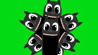 Trevor Henderson green screen All  jumpscare