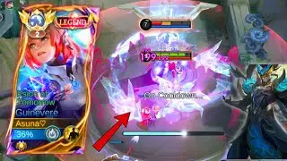 Guinevere LEGEND Skin Met Zilong EXP Lane!! Build Top Global Guinevere Season37