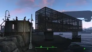 Fallout 4 строительство поселение Нордхаген бич Nordhagen Beach