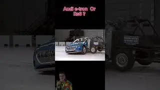 Audi e-tron crash test #audi #crashtest #auto