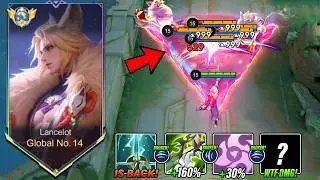 THIS LANCELOT BUILD IS ILLEGAL! 💀 LANCELOT 1 HIT DELETE BUILD IS BACK!? - MLBB