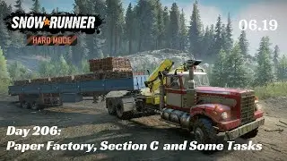 SnowRunner Hard Mode - R06 E19 - Paper Factory, Section C and Some Tasks