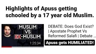 Apostate Prophet DESTROYED by a 17 year old Muslim