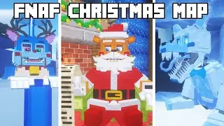 FNAF Christmas Map in Minecraft made by Barbadroid (Christmas at Freddy's)