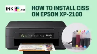 How to install continuous ink system on chipless Epson XP-2100