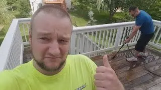 Мойка дерева мойкой высокого давления
