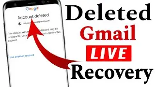 Gmail Deleted Account Recovery || Recover Deleted Gmail Account After 30 Days || Gmail Recovery