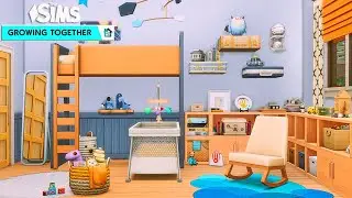 Small House Large Family 🏡 San Sequoia | NoCC | The Sims 4: Growing Together | Stop Motion