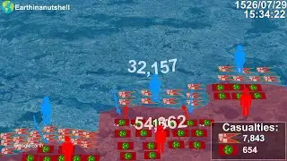 Battle of Mohacs in 1 minute using Google Earth