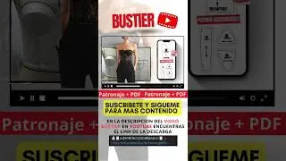 BUSTIER+PATRON DESCARGABLE