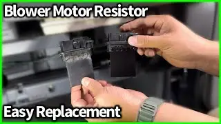Blower motor resistor replacement