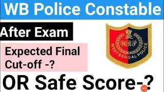 WB Police Constable Expected Final Cut-off 2022//WB Police Constable Final Cut-off 2022@knowl