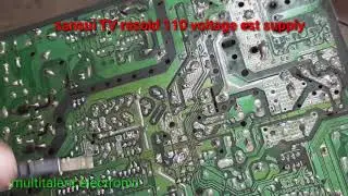 sansui TV 110 volt resold problem  EST