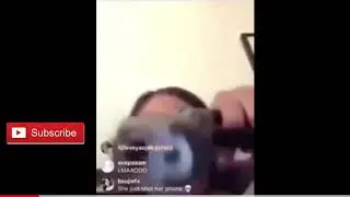 Young Girl Shoots Her Phone On Instagram Live 🤦🏾‍♂️ 
