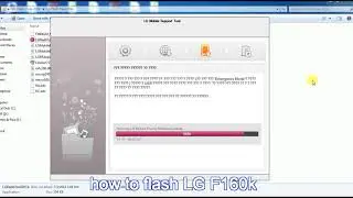 how to flash LG F160k