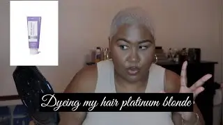 Watch me dye my hair PLATINUM BLONDE at home - 2022