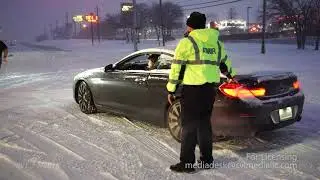 Denton, Texas - Powerlines Sizzling/Treacherous Roads - February 14th, 2021