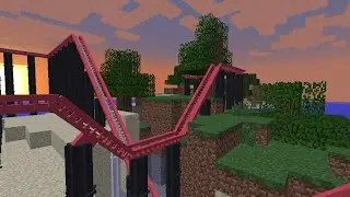 מיינקראפט rollercoaster mod חלק 2