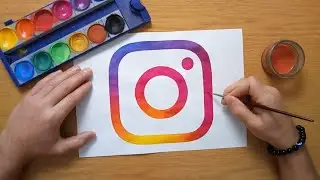 How to draw an Instagram logo