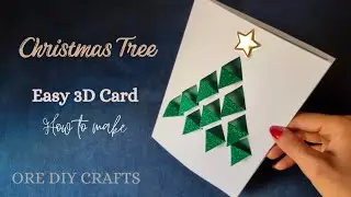Christmas Tree - Easy 3D Card Tutorial - DIY