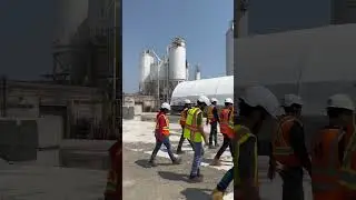 Granite Interns at Ozinga Plant Walk #construction #teamgranite #interns