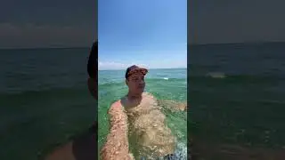Открыл купальный сезон #крым #travel #shorts