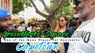 A Visit to GreenMarket Square one of Cape town's oldest markets with crafts, jewelry, and clothing.