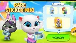 MY TALKING TOM FRIENDS || RARE STICKER MIX !