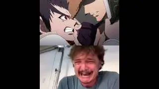 Pedro Pascal crying - Ishimaru and Mondo - Danganronpa