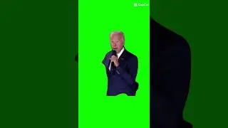 Biden all his fault green screen