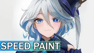 SPEED PAINT -【Furina】Genshin Impact
