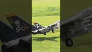 DIY F-14 Tomcat touch and go #rcplane #modelaircraft  #f14
