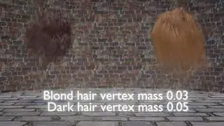 Watch my hairy balls swing: vertex mass 0 05 v vertex mass 0 025