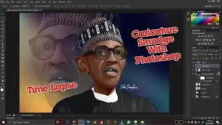 Caricature Smudge Paint (time lapse)