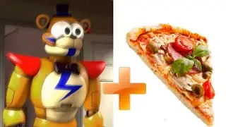 Freddy + pizza 🍕 =??? | FNAF security breach animation | FNF music