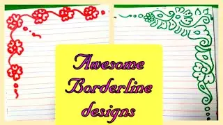 Awesome border line design /