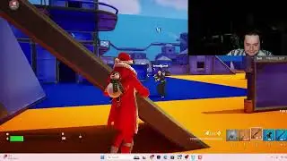 playing fortnight with my friend