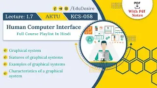 Graphical system | features of graphical systems | Examples of graphical systems | HCI | AKTU