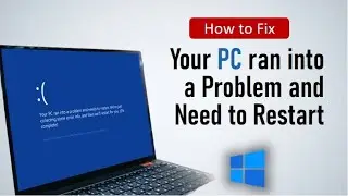 💻 Fix “Your PC Ran Into a Problem and Needs to Restart” – Windows 10/11 BSOD Repair (2025)