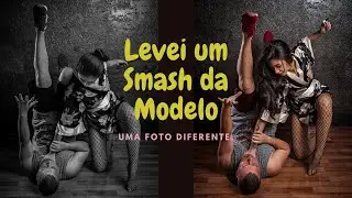 Levei um Smash da Modelo, Fazendo uma foto diferente.