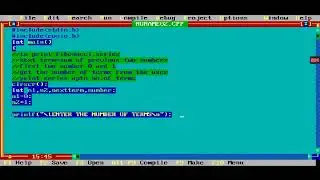 Fibonacci series in c @ Tamil Programming #c #shorts #clab