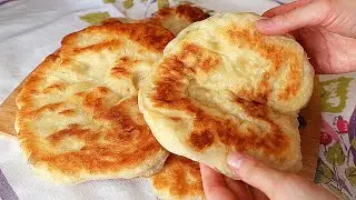 The most delicious and fluffy bread for breakfast! No oven! Everyone can make this!