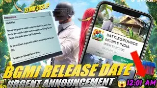 BGMI *URGENT* Announcement | Official Release Date | Download Today Android & IOS Date 
