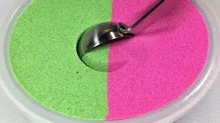 Satisfying Kinetic Sand Scooping - ASMR Sounds