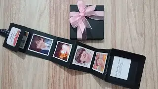 Tutorial photo box Cara membuat kotak kado foto