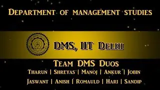 DMSDuos  - Department of Management Studies, Delhi