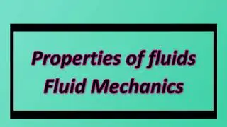 Properties of fluids theory