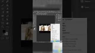 How to flip image in Photoshop 
